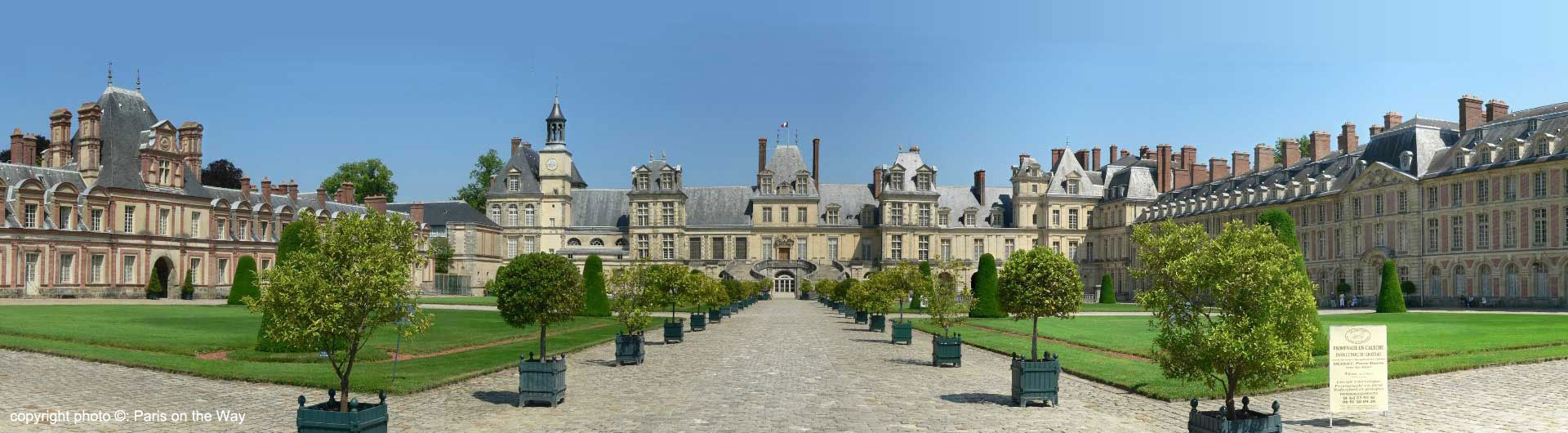 Château de Fontainebleau gardens, Paris, France